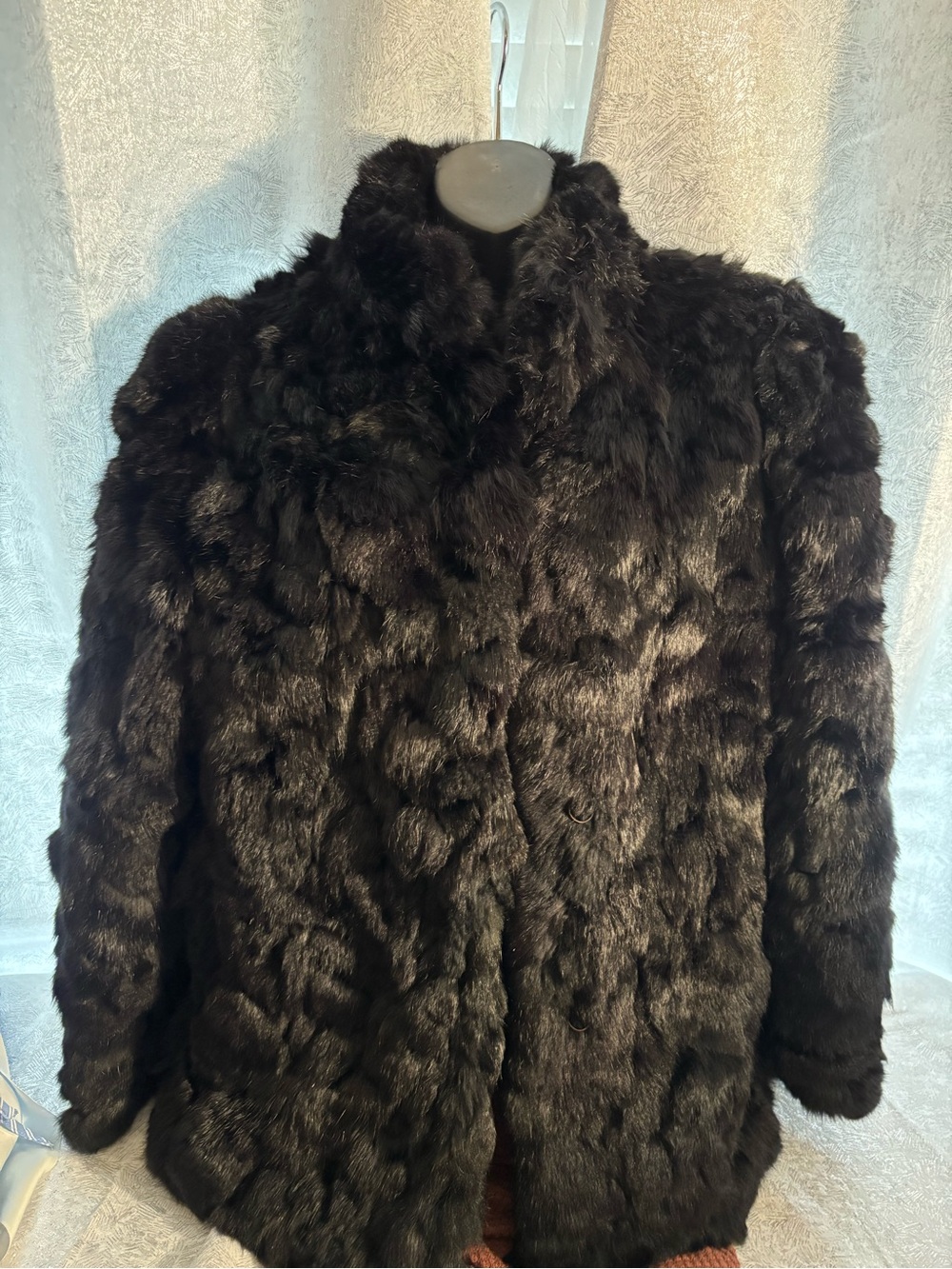 Black Fur Coat - Women's Luxe Outerwear